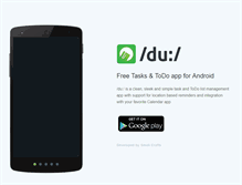 Tablet Screenshot of dutasks.com